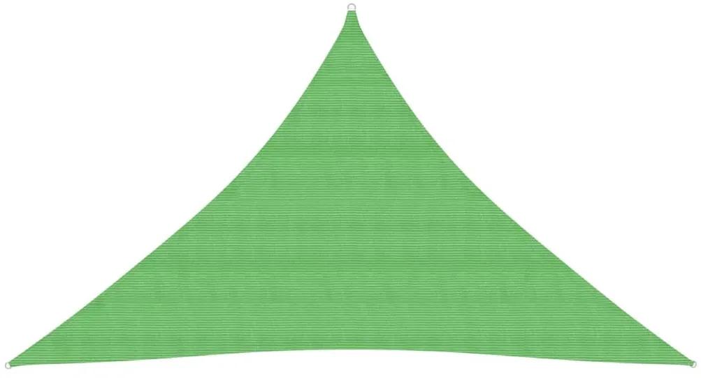 Πανί Σκίασης Ανοιχτό Πράσινο 3 x 3 x 4,2 μ. από HDPE 160 γρ./μ² - Πράσινο