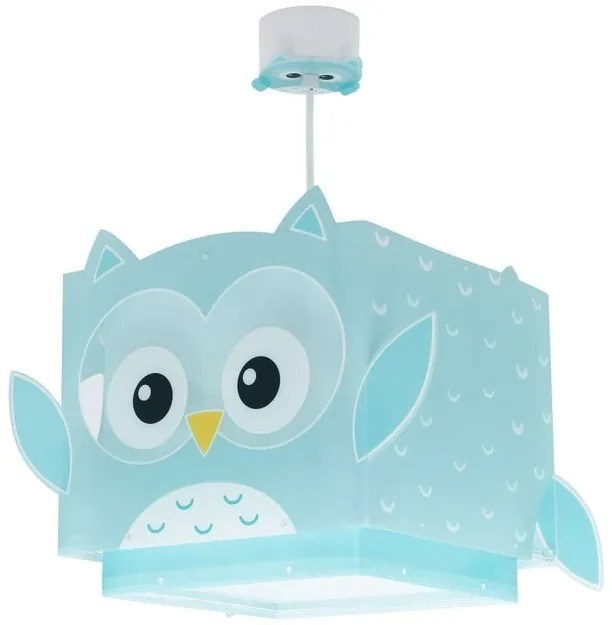 Παιδικό Κρεμαστό Φωτιστικό Οροφής 64392 Little Owl Ango-64392-Ανοιχτό Μπλε/Γαλάζιο 64392