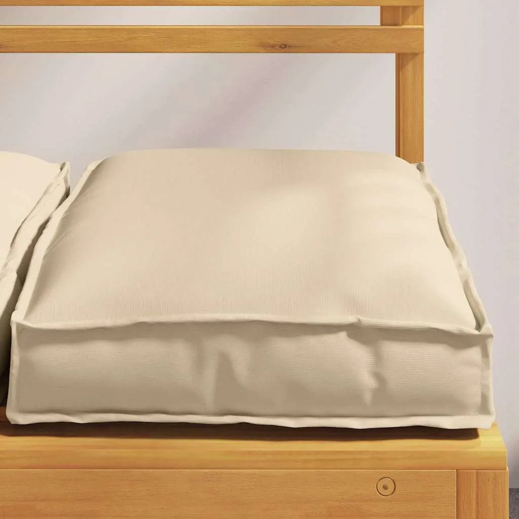 vidaXL Μαξιλάρι παλέτας για κάθισμα 4 pcs Μπεζ 40 x 40 x 8 εκ.