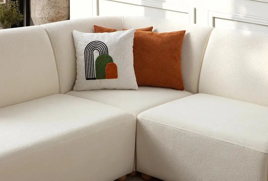 Corner Sofa S-Loft Left - White White