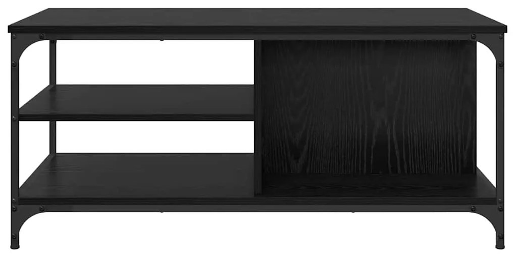 vidaXL Τραπεζάκι σαλονιού Μαύρη Οξυά 100 x 50 x 45 cm