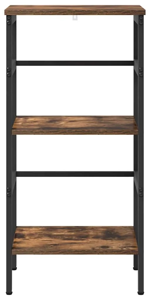 vidaXL Ράφι Βιβλίων Καπνιστό Δρύς 40 x 29,5 x 81 εκ Επεξεργασμένο ξύλο