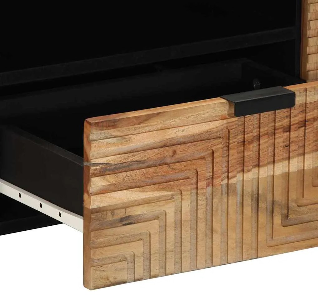 vidaXL Έπιπλο Τηλεόρασης Καφέ 105 x 33.5 x 46 εκ. Μασίφ ξύλο ακακίας