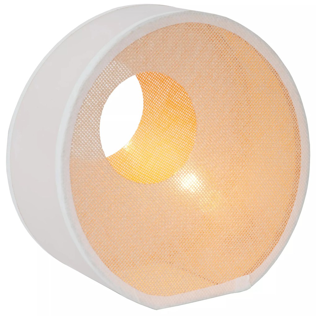 Φωτιστικό Επιτραπέζιο Lucide 10517-01-38 LOXIA Μπεζ/Κρεμ (Beige/Creme)|Λευκό (White)