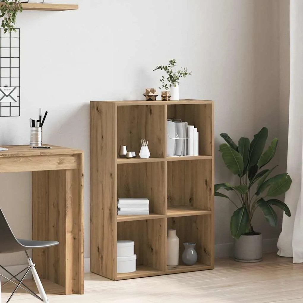 Ντουλάπι βιβλίου/Σιδερένιο ντουλάπι Artisan Oak 66x30x98 cm - Καφέ