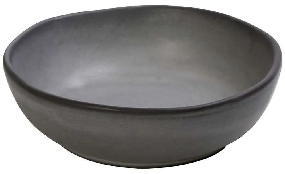Σαλατιέρα Canyon GMT409K2 23x23x6,5cm Dark Grey Espiel Clay