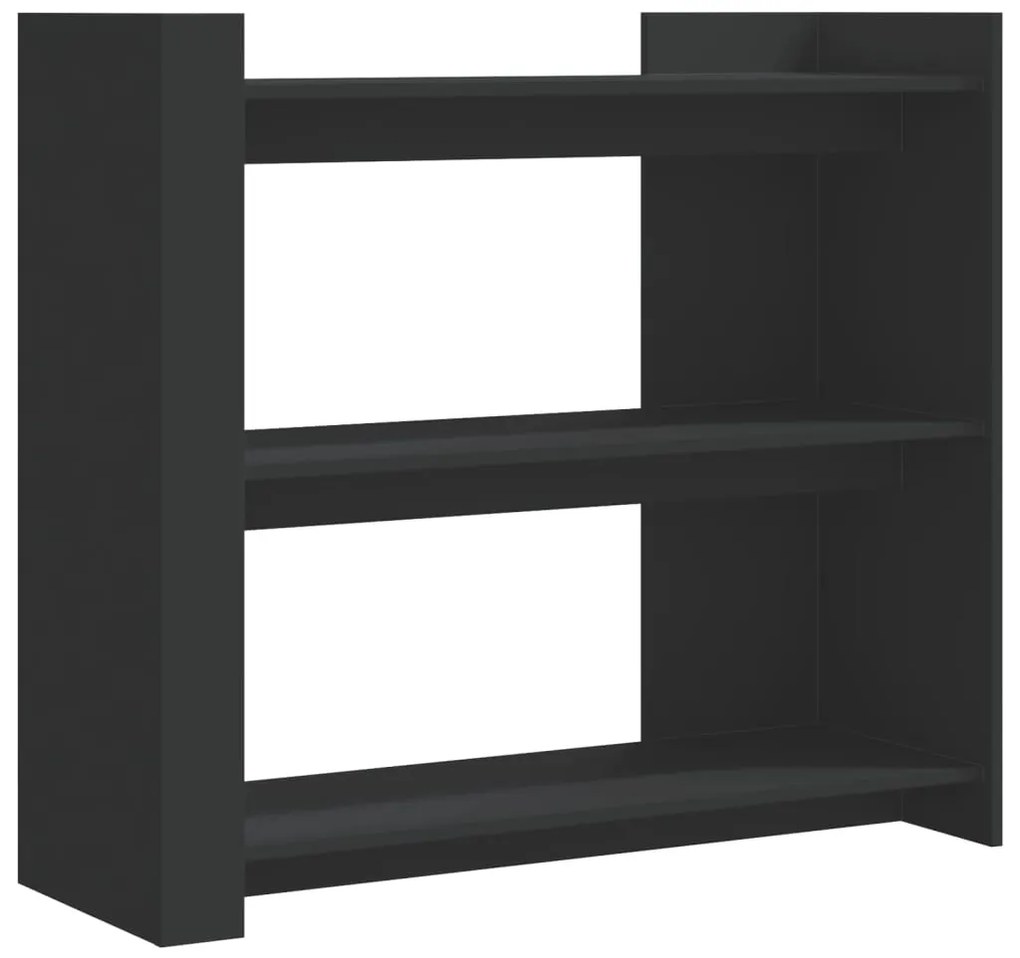 vidaXL Τραπέζι Κονσόλα Μαύρο 100 x 35 x 90 εκ. από Επεξεργ. Ξύλο