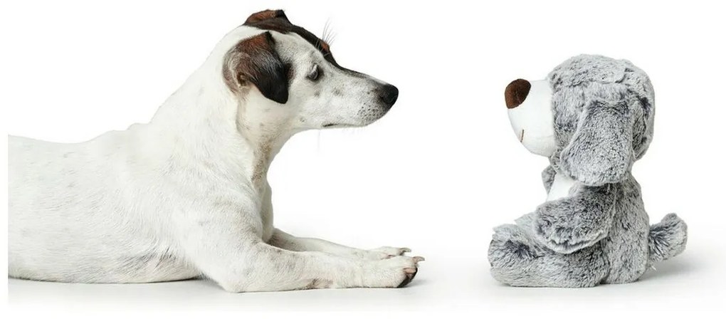 Βελούδινο Ζωάκι για Σκύλους Hunter Faro Γκρι πολυεστέρας Σκύλος