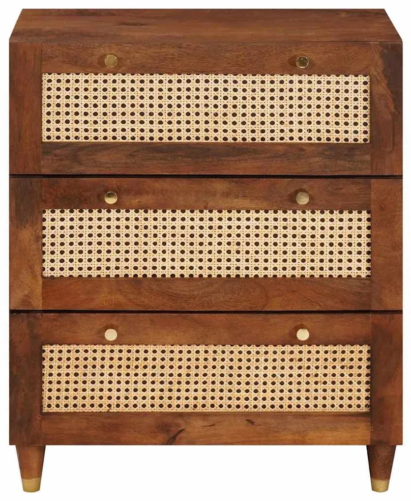 vidaXL Ντουλάπες Αποθήκευσης & Λουκέτα Καφέ 60 x 33.5 x 75 εκ.
