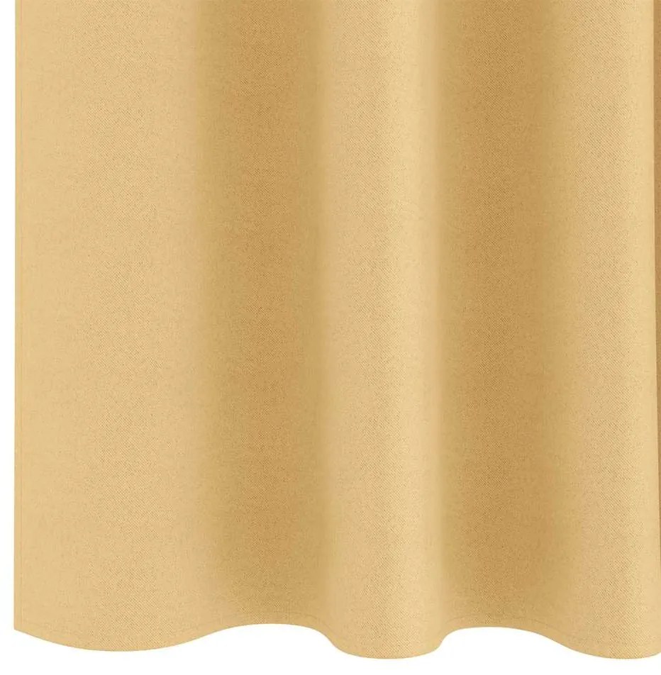 vidaXL Κουρτίνες με κουρτίνες 2 pcs Μπεζ 140x140cm Πολυεστέρας
