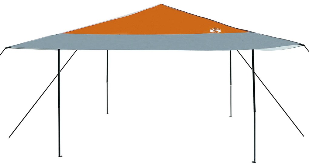vidaXL Σκηνή Canopy Pop-up Πορτοκαλί 400 x 400 cm ύφασμα