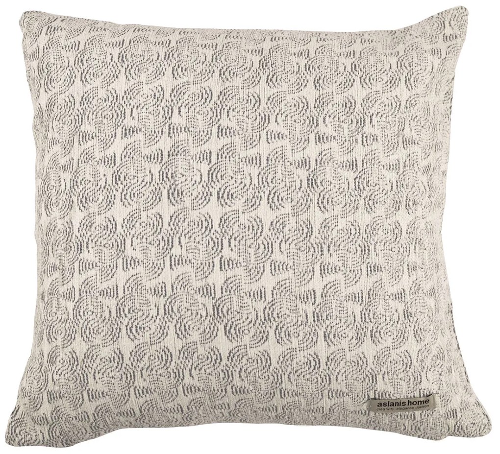 Διακοσμητική Μαξιλαροθήκη (45x45) Aslanis Home Selena Εκρού