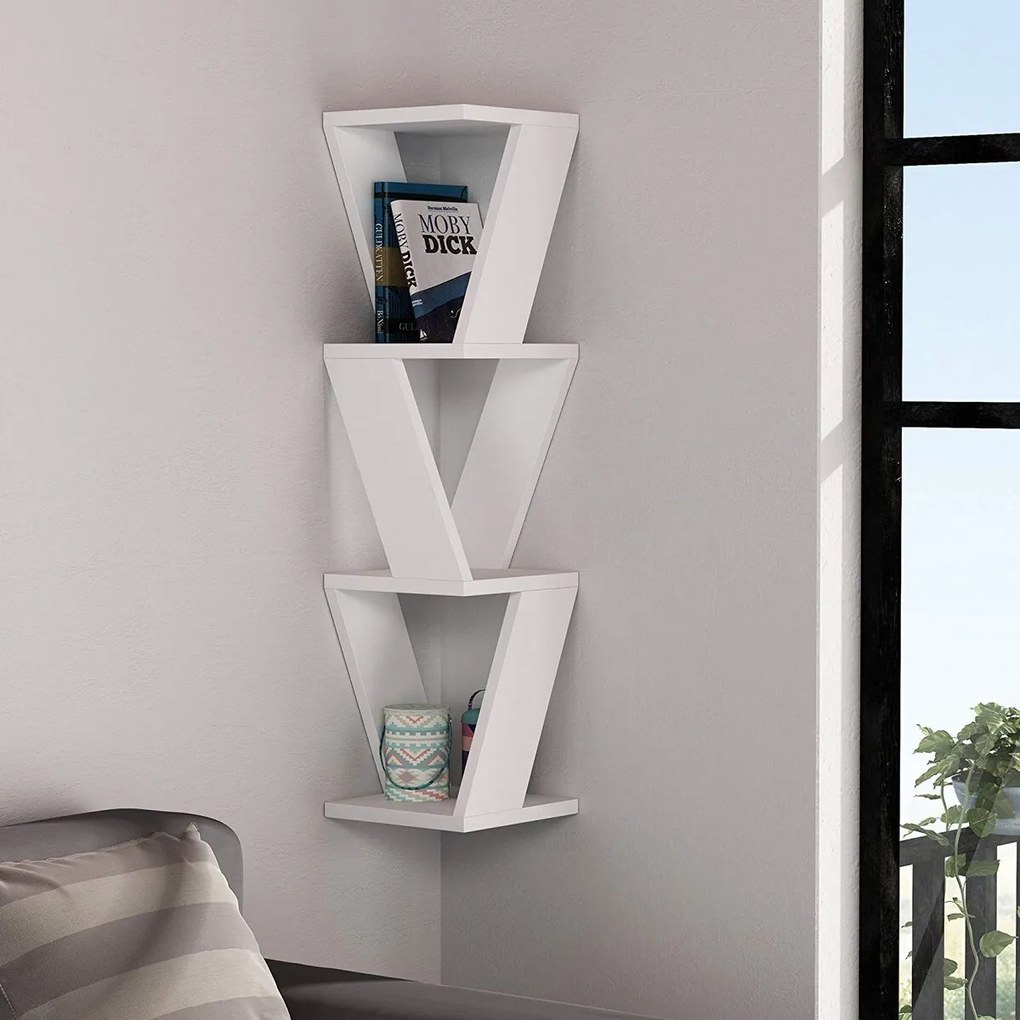 Intra απο ξύλο plywood 3mm-4mm πάχος - Κομψό ράφι τοίχου Δίασταση 30x30 cm Intraeaxys-yon0zjk7