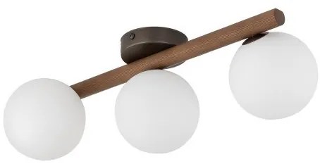 Πλαφονιέρα Φωτιστικό Οροφής 3xG9 Καφέ Ξύλο Estera Wood 10269 TK Lighting-10269-Καφέ 10269