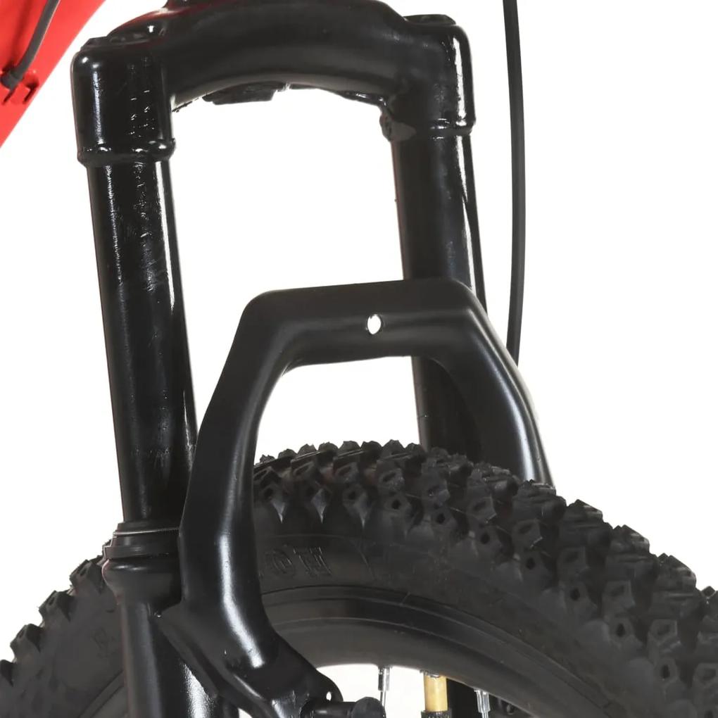 vidaXL Ποδήλατο Mountain 27,5'' Κόκκινο με 21 Ταχύτητες 38 εκ.