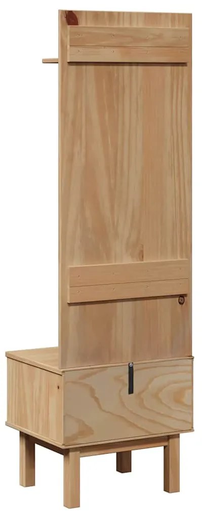 vidaXL Έπιπλο χωλ OTTA 50x40x160 εκ. Μασίφ Ξύλο Πεύκου