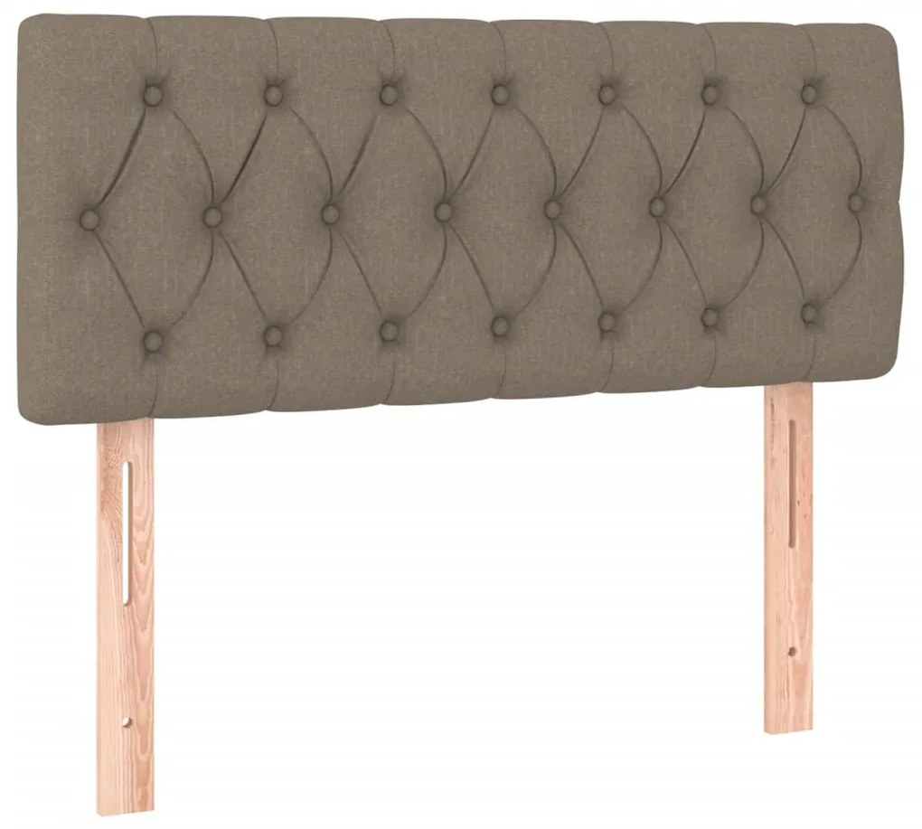 Κεφαλάρι Κρεβατιού LED Taupe 90x7x78/88 εκ. Υφασμάτινο 3121934