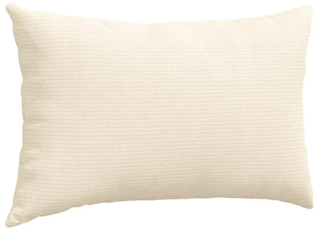 vidaXL Μαξιλάρι Καναπέ 2 pcs Κρεμ 50 x 30 cm Υφασμάτινο Κορντουρά