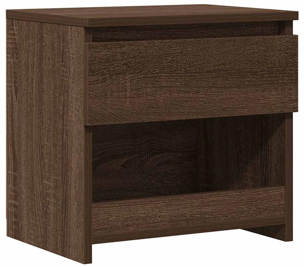 vidaXL Κομοδίνο Καφέ Δρυς 40 x 30 x 39 εκ. από Επεξεργασμένο Ξύλο