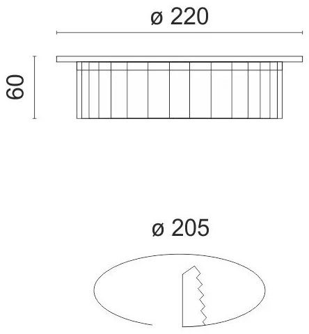 Χωνευτό LED οροφής 5835