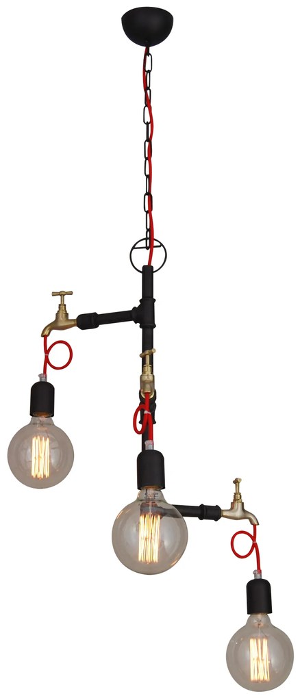 Φωτιστικό Οροφής  HL-082T-3 HIKARI BEIGE PENDANT - 77-2791 - 51W - 100W - 77-2791