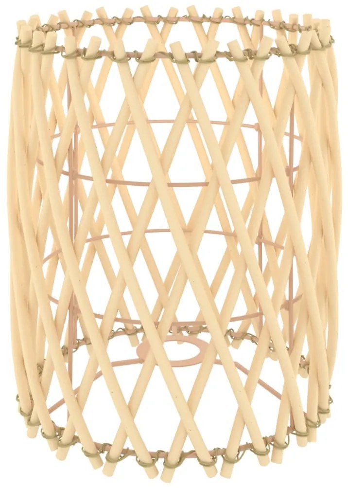 Καπέλο Φωτιστικού Ø23x28 εκ. από Wicker - Καφέ