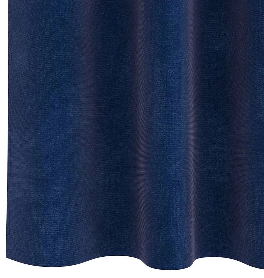 vidaXL Κουρτίνες με κουρτίνες 2 pcs Σκούρο Μπλε 140 x 225 cm Βελούδο