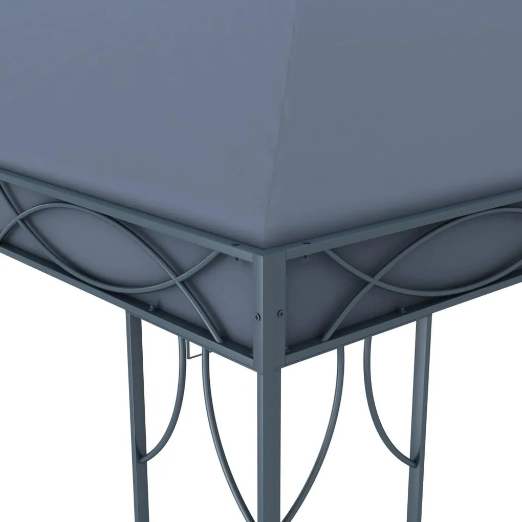 vidaXL Κιόσκι Ανθρακί 300 x 300 εκ.