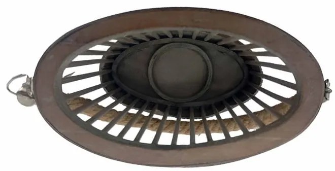 Bonsai Home Κηροπήγιο Ξύλινο Καφέ 22x11x24εκ