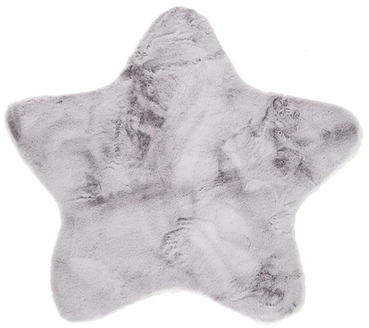 Παιδικό Γούνινο Χαλί (100x100) Royal Carpet Bunny Kids Star Silver