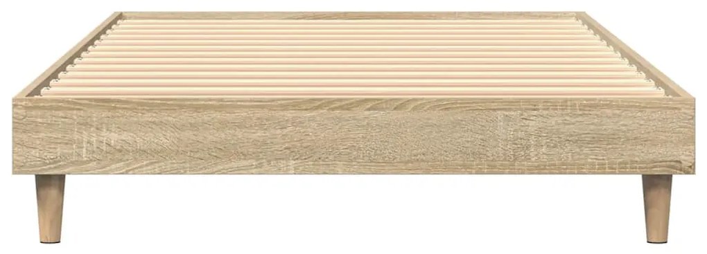 vidaXL Πλαίσιο Κρεβατιού Χωρ. Στρώμα Sonoma Δρυς 100x200εκ Επ. Ξύλο