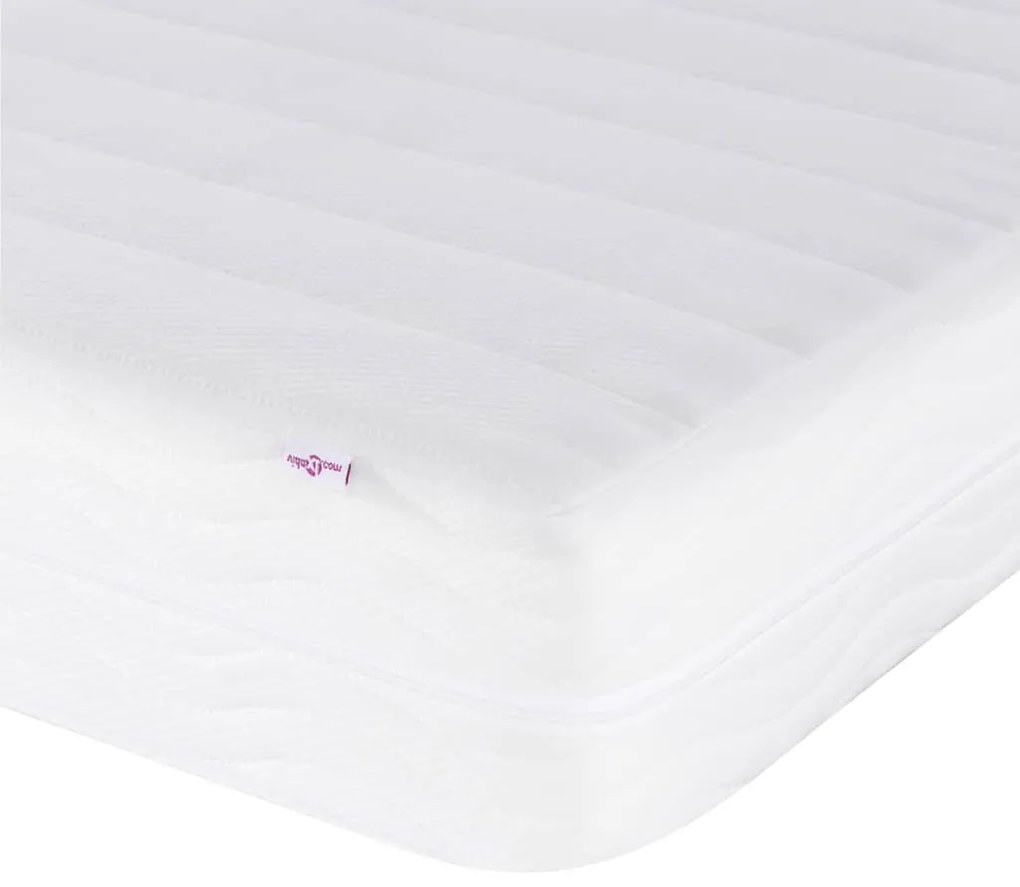 vidaXL Στρώμα Αφρού Σκληρότητα H2 H3 Λευκό 120x210 εκ.