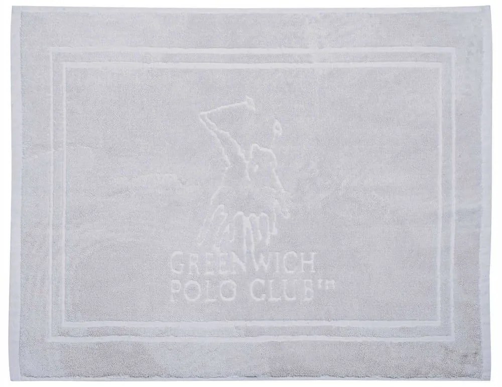 Ταπέτο Μπάνιου 3043 White Greenwich Polo Club 50X70 50x70cm 100% Βαμβάκι