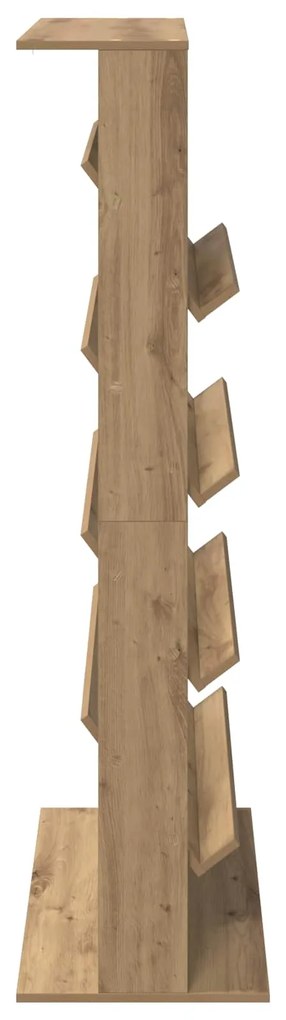 vidaXL Ράφι Περιοδικών με ράφι Artisan Oak 70 x 41 x 156 εκ.