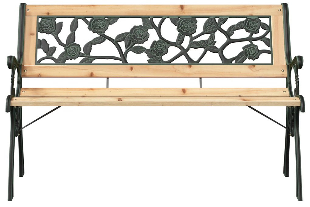 vidaXL παγκάκι Καφέ 116 x 54 x 73 εκ. ξύλο
