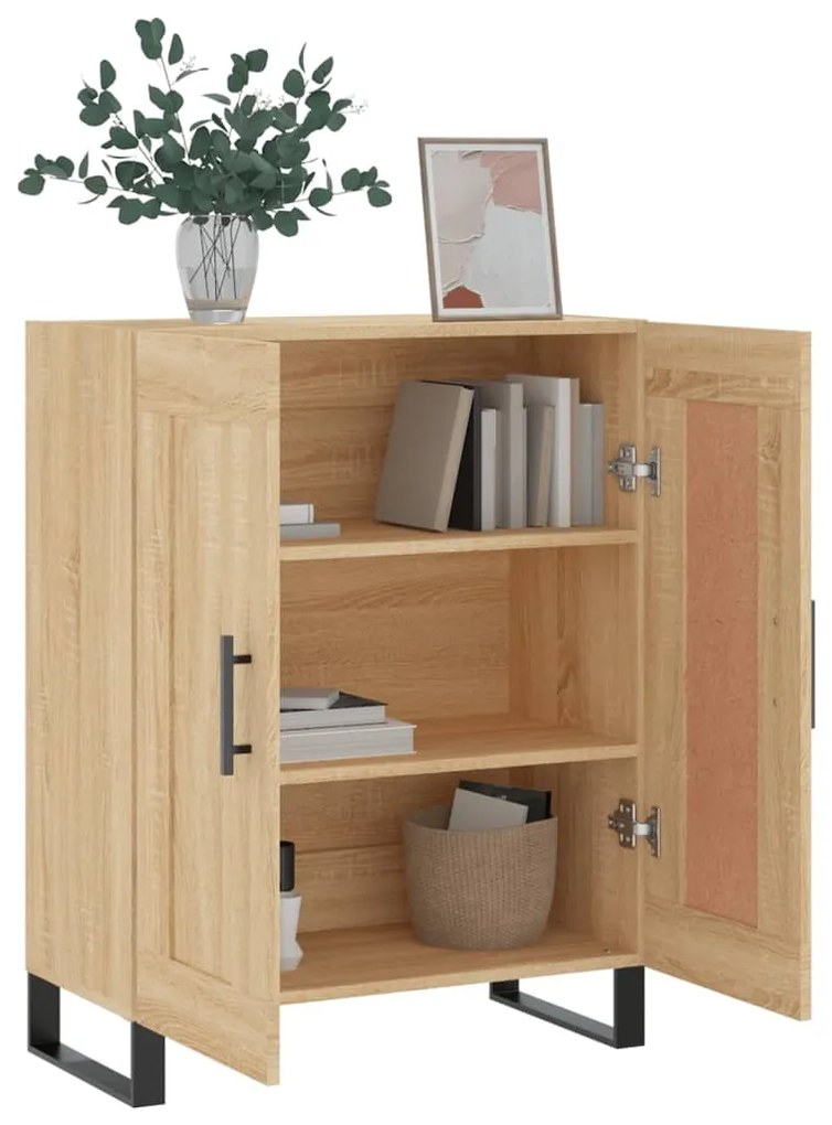 vidaXL Ντουλάπι Sonoma Δρυς 69,5 x 34 x 90 εκ. από Επεξεργασμένο Ξύλο