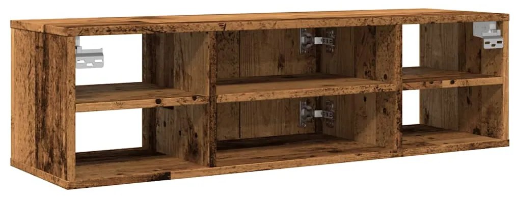 ντουλάπι τοίχου vidaXL Παλιό ξύλο 101x30x29 cm Κατασκευασμένο ξύλο