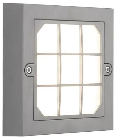 ΦΩΤΙΣΤΙΚΟ ΤΟΙΧΟΥ LED 6W 135X135X32 3CCT IP65 ΓΡΑΦΙΤΗΣ "SENARIO" ARTE ILLUMINA Eurolamp 145-52123