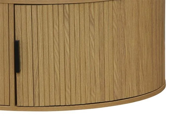 Τραπέζι σαλονιού Scandi MDF φυσικό Φ80x35.5εκ 80x80x35.5 εκ.