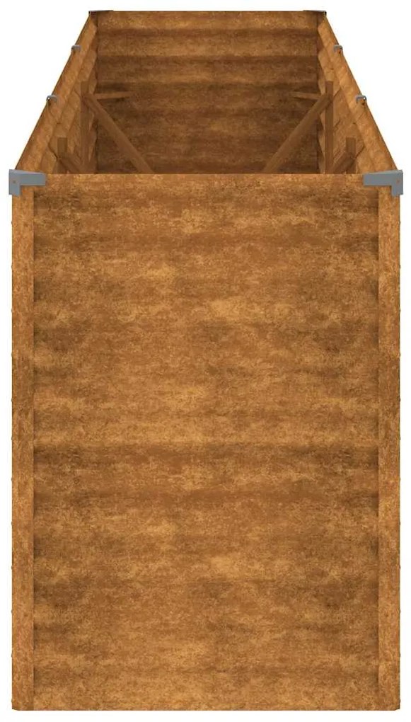 vidaXL Υπερυψωμένο Ζαρντινιέρα Κήπου 291 x 50 x 69 εκ. από Ατσάλι Corten