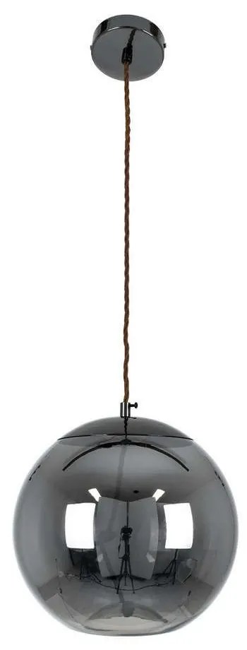 Φωτιστικό Οροφής Axton 00749 7W Led Φ30x30cm Clear Fume GloboStar