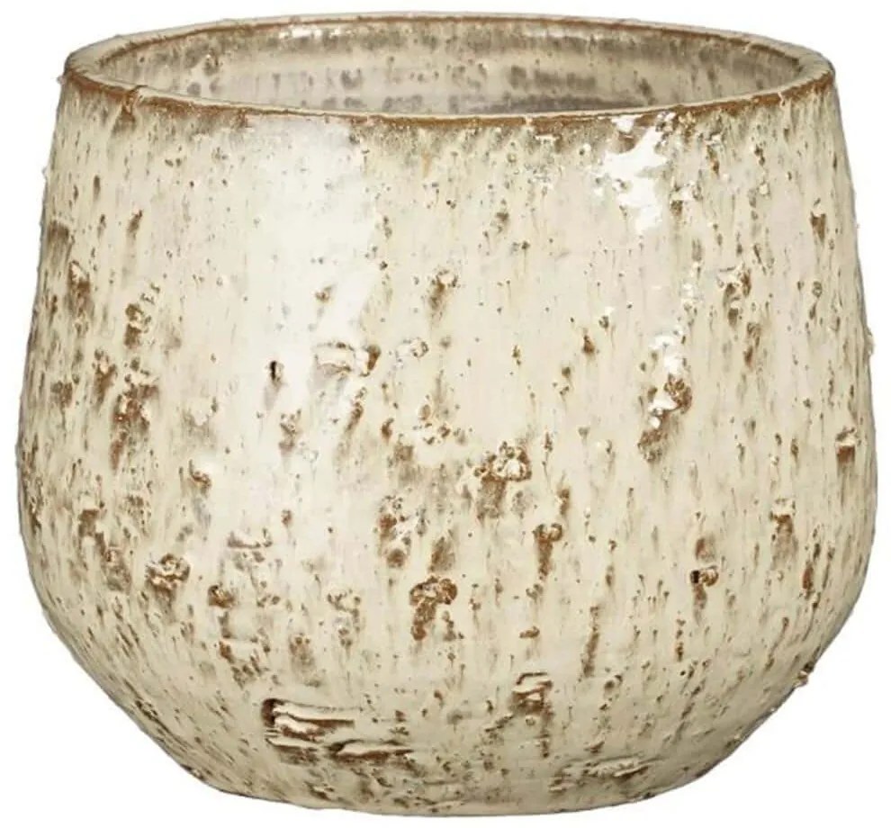 Κασπώ Linn 3680-8 17,5x15cm Off White Supergreens Πηλός