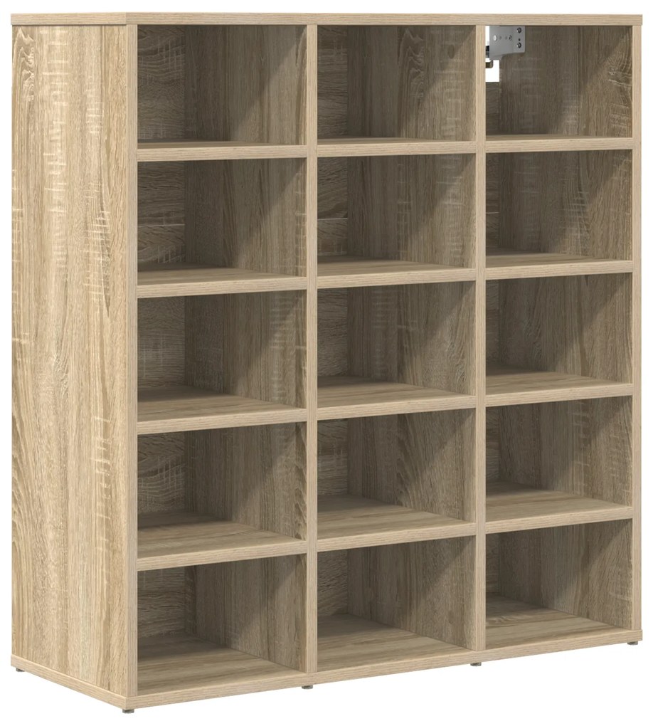 vidaXL Ντουλάπα Παπουτσιών με ράφι Sonoma Δρυς 77.5 x 30 x 83.5 εκ.