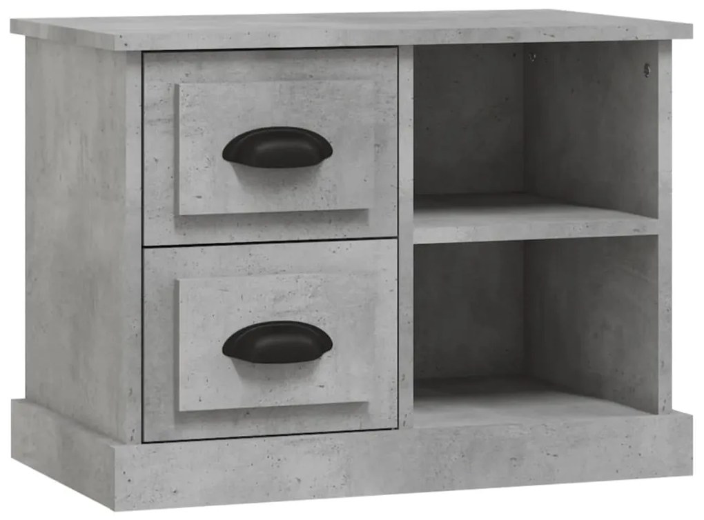 vidaXL Κομοδίνο Γκρι Σκυροδέματος 60 x 35,5 x 45 εκ.