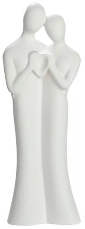 Διακοσμητική Φιγούρα Love Greetings 30333 6x9x27cm Cream Polyresin