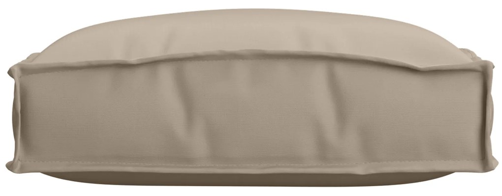 vidaXL Μαξιλάρι παλέτας για κάθισμα 4 pcs Taupe 40 x 40 x 8 εκ.