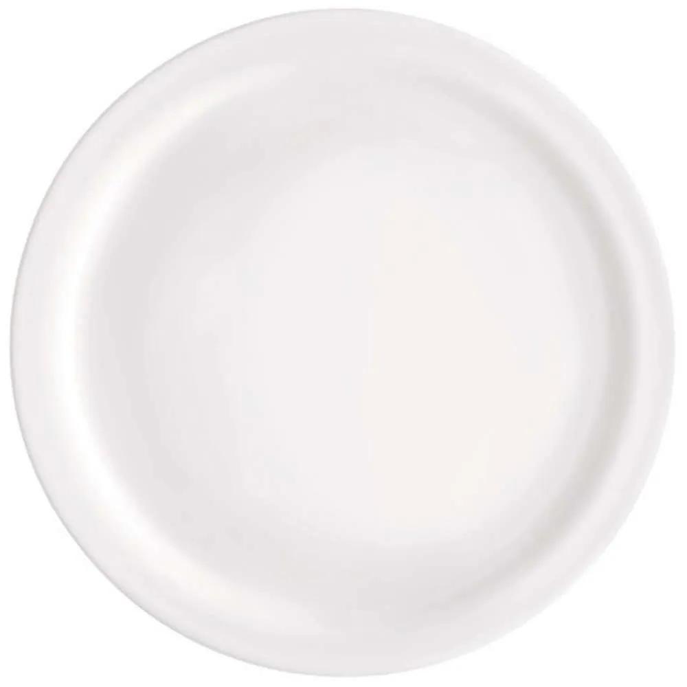 Πιάτα Ρηχά Πορσελάνινα (Σετ 6Τμχ.) Performa BR01311400 Φ24 White Bormioli Rocco Πορσελάνη