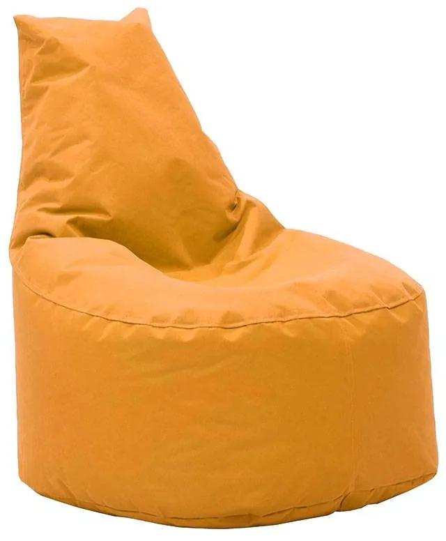Πουφ Πολυθρόνα Norm Υφασμάτινο Αδιάβροχο Πορτοκαλί 65X65X80Cm 056-000003