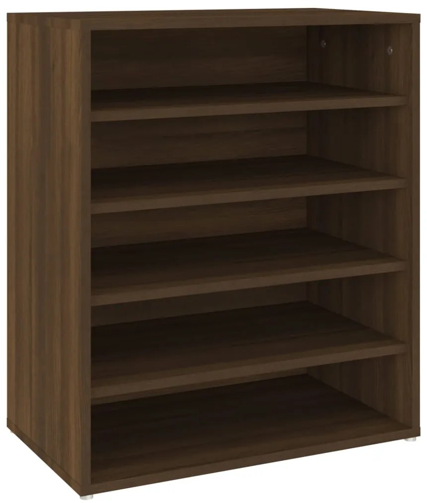 vidaXL Παπουτσοθήκη Καφέ Δρυς 60x35x70 εκ. από Επεξεργασμένο Ξύλο