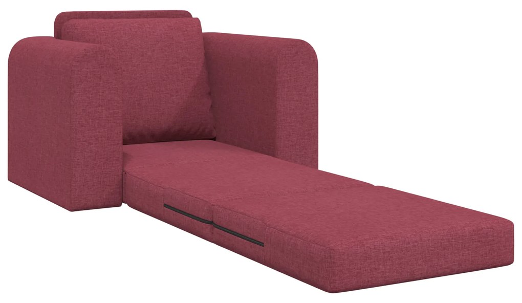 vidaXL Καναπές Κρεβάτι 2-σε-1 Μπορντό 98x71x83 εκ Υφασμάτινος